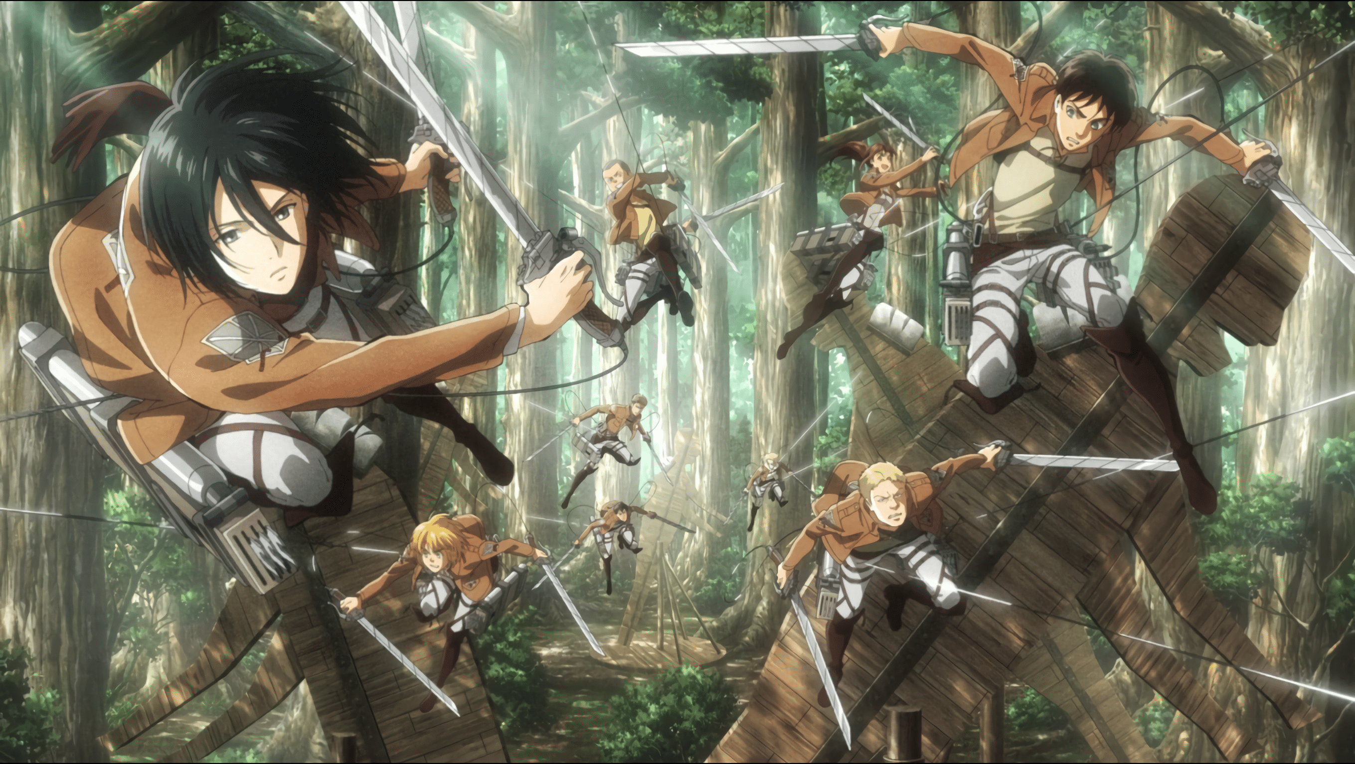 Attack on Titan Teams Backgrounds