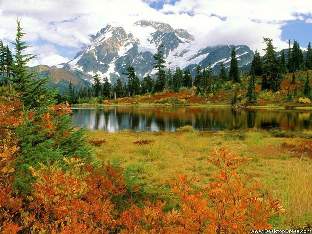 1024x768 Mount Shuksan, North Cascades