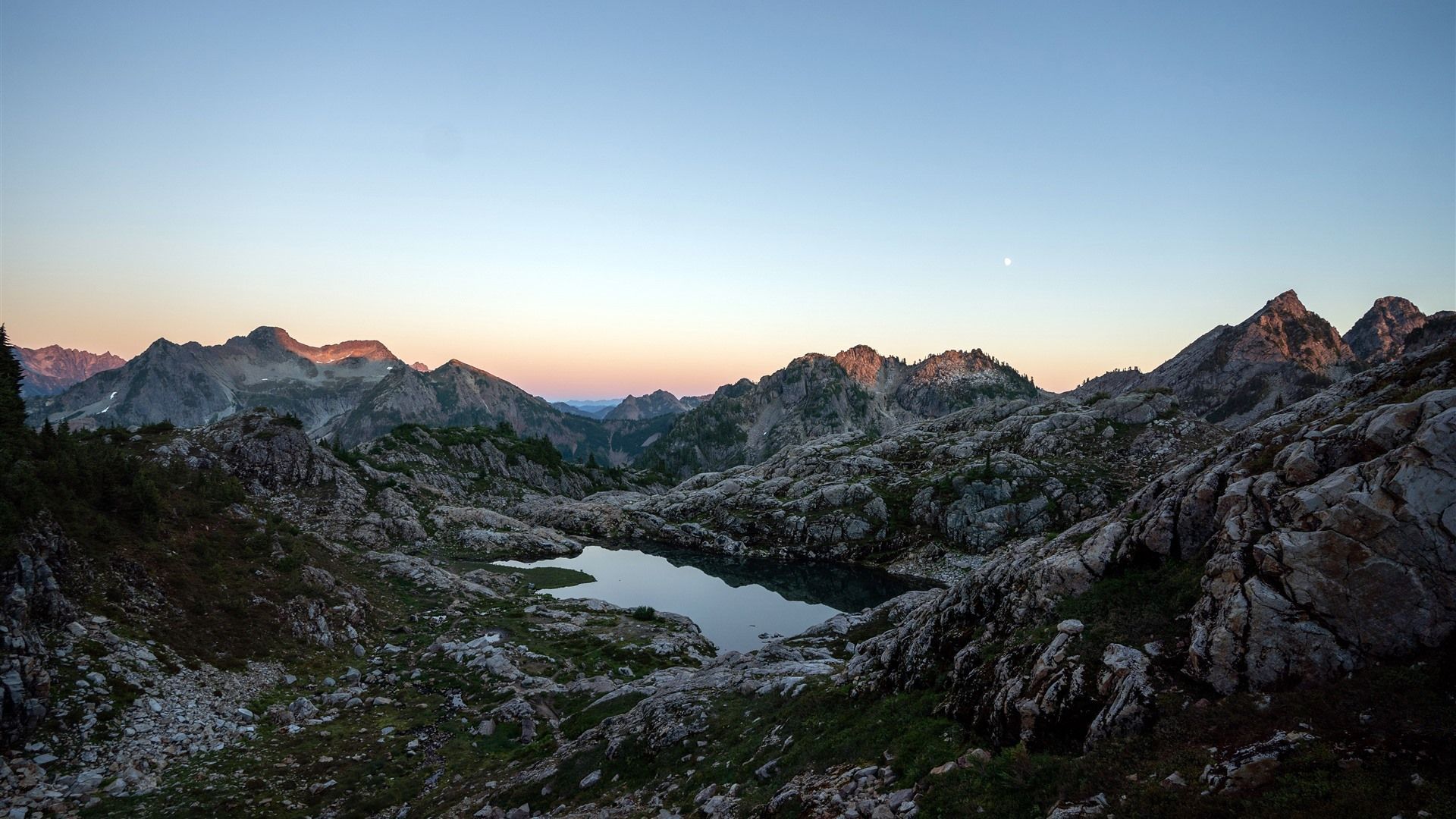 1920x1080 Valley Lake North Cascades National