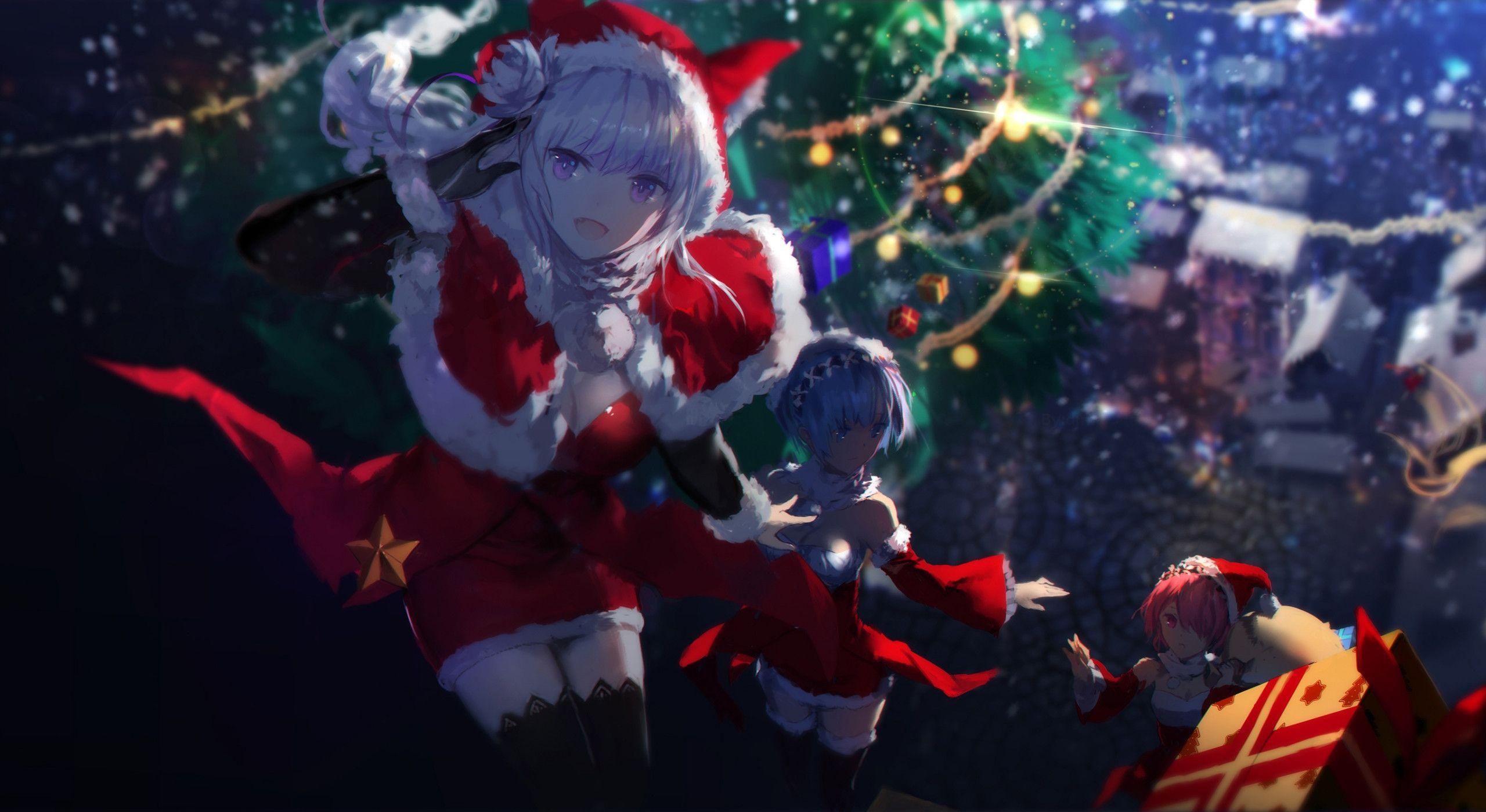 2560x1400 RE:Zero] Emilia, Ram & Rem Wallpaper [2976x1488] & [2560x1400]