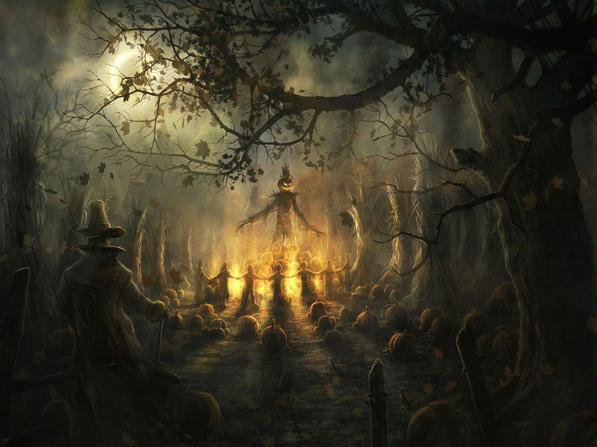 Scary Halloween Wallpapers Top Free Scary Halloween Backgrounds Wallpaperaccess