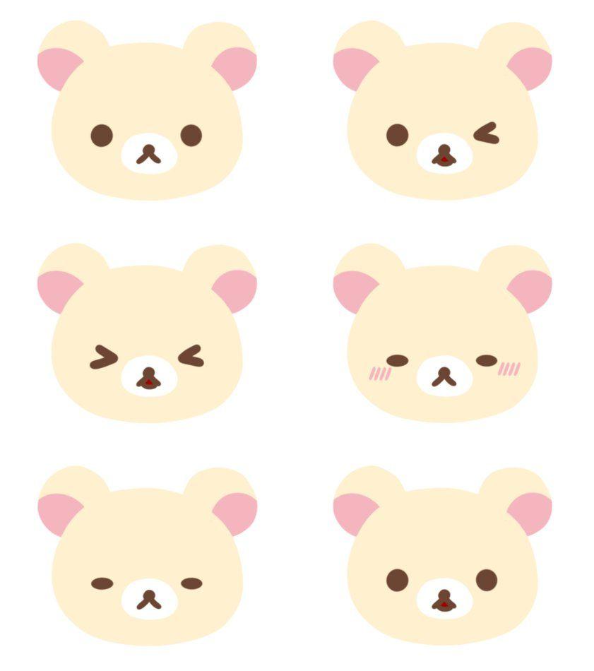 841x950 korilakkuma expressions