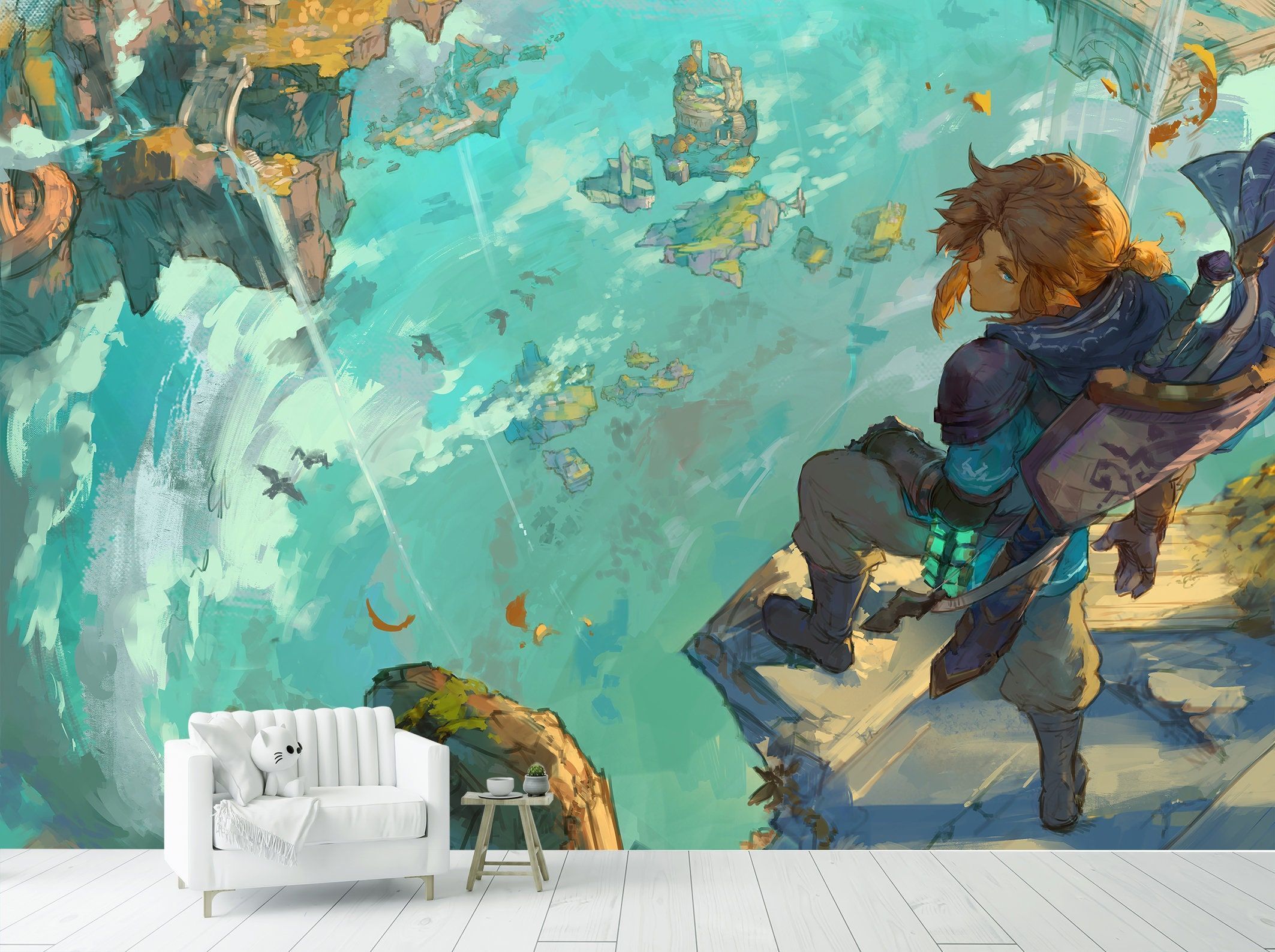 2126x1587 Zelda Gaming Mural Wall Art Wallpaper