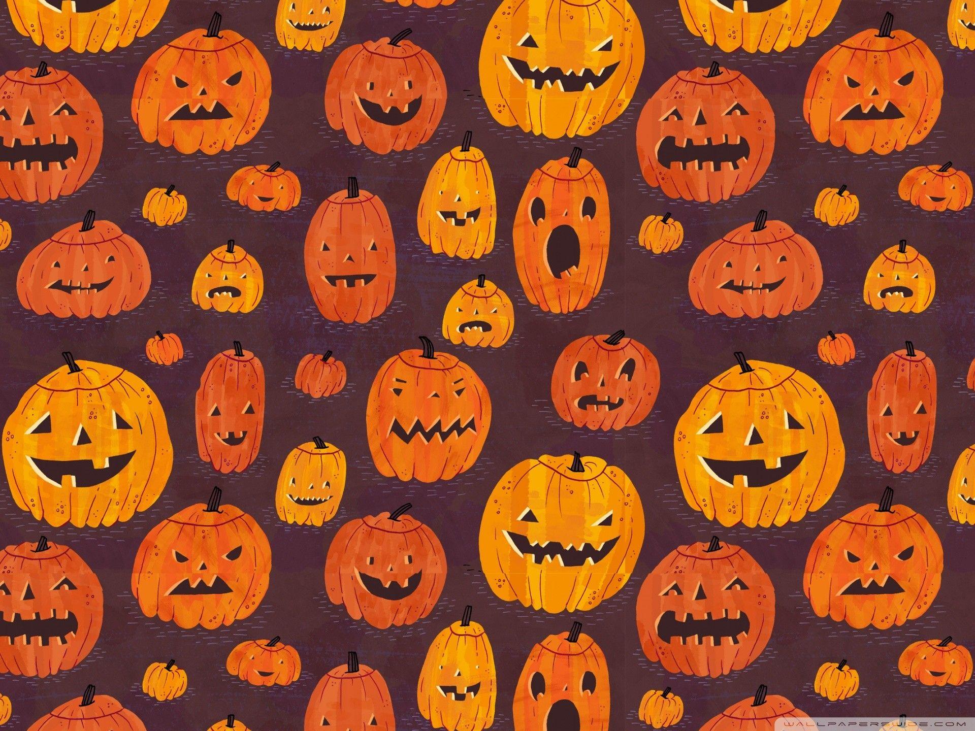 1920x1440 Kawaii Halloween Wallpaper