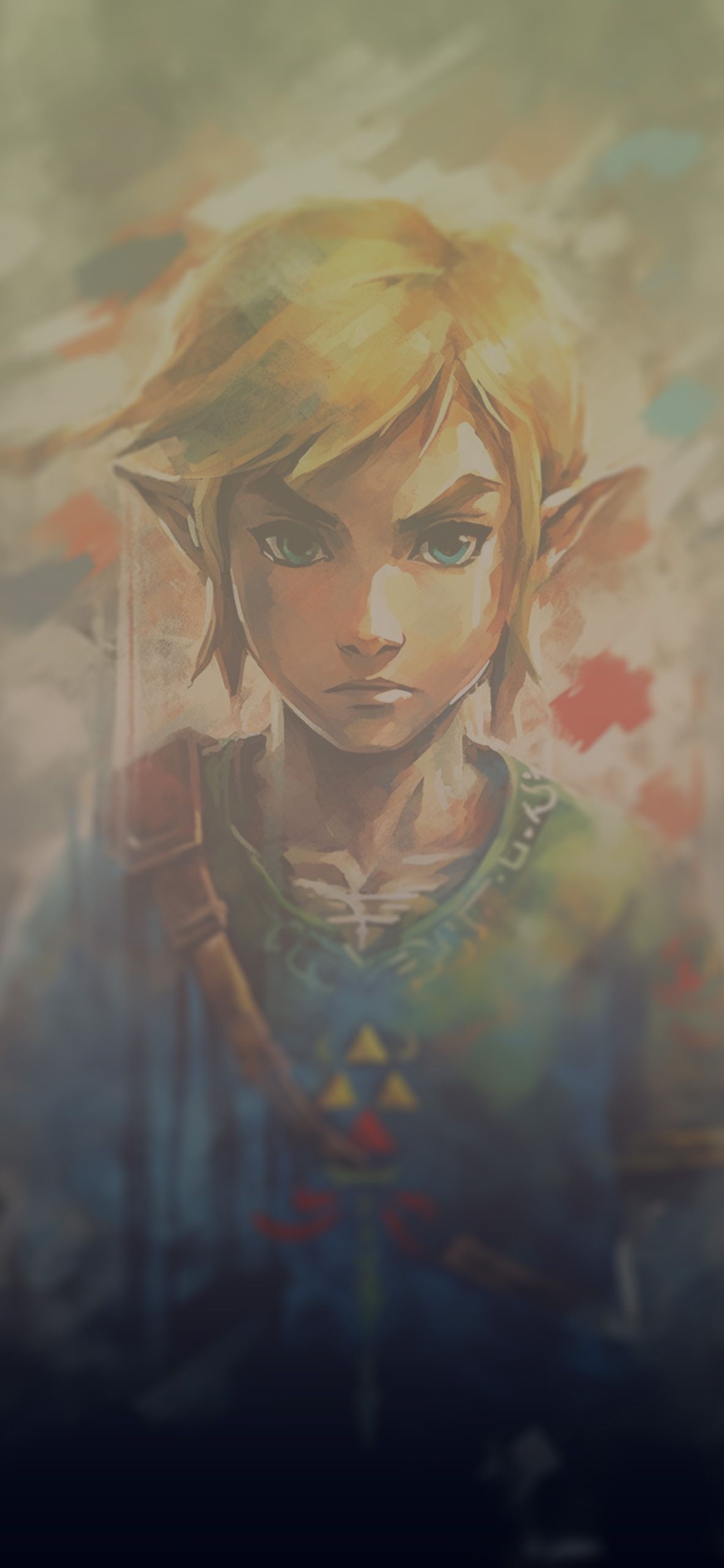 1183x2560 Zelda Art Wallpaper of Zelda