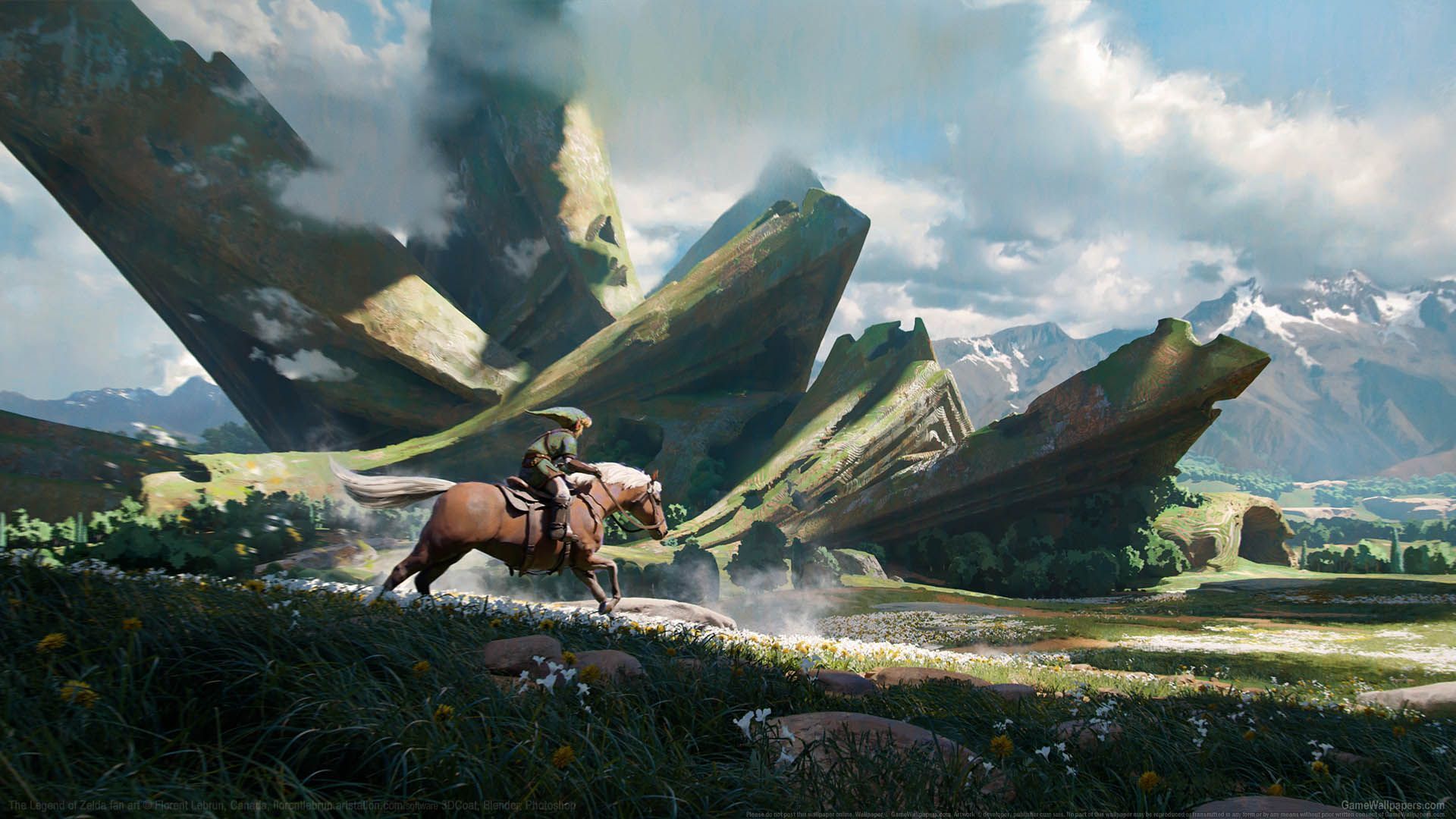 1920x1080 The Legend Of Zelda fan art wallpaper