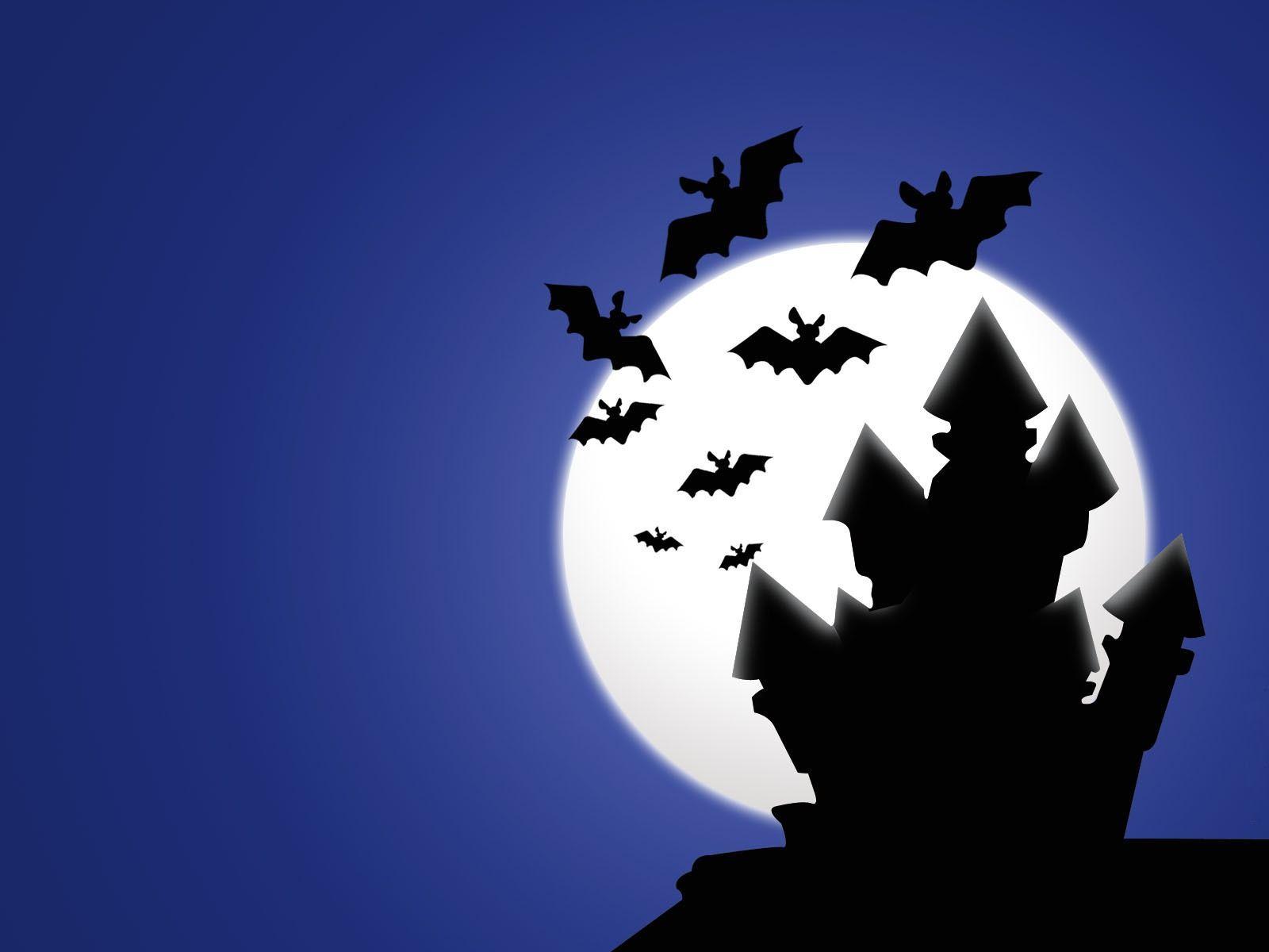 1600x1200 Halloween Bats Wallpaper