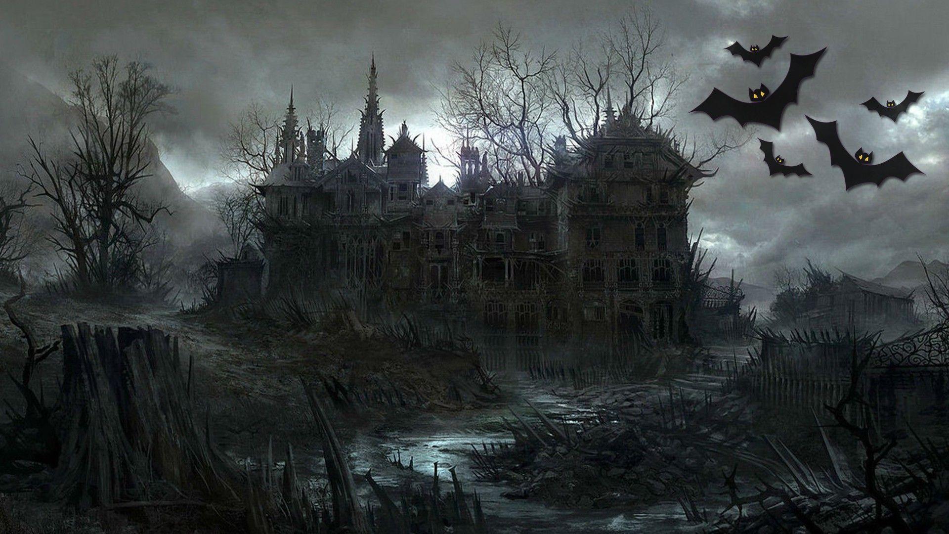 1920x1080 Halloween Bat HD Desktop Wallpaper 34658