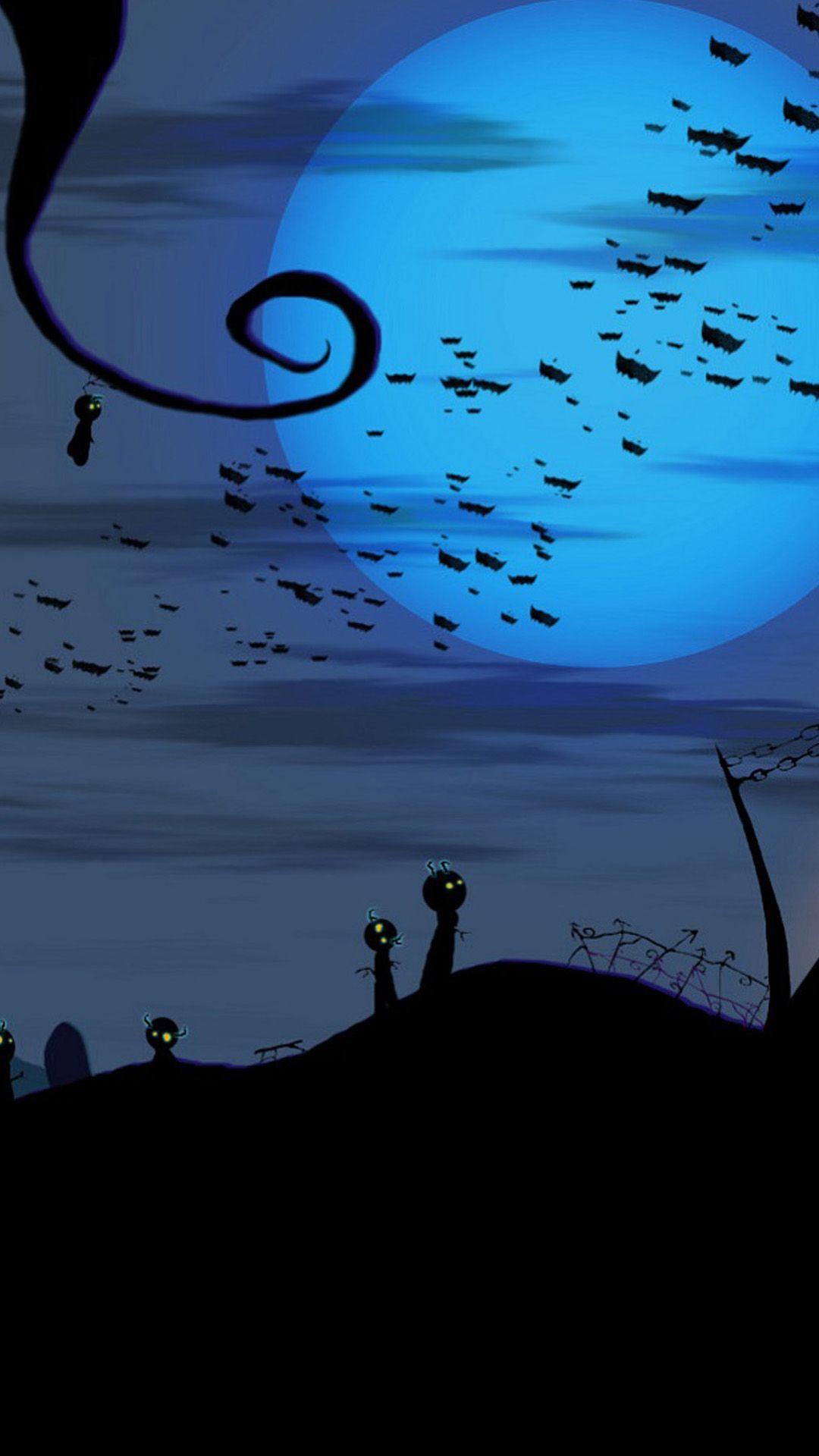 1080x1920 Halloween Bat Wallpaper