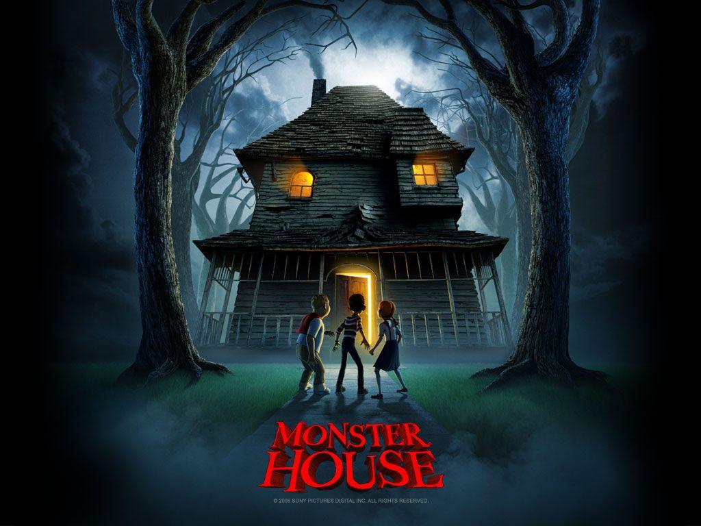 1024x768 Monster House Background
