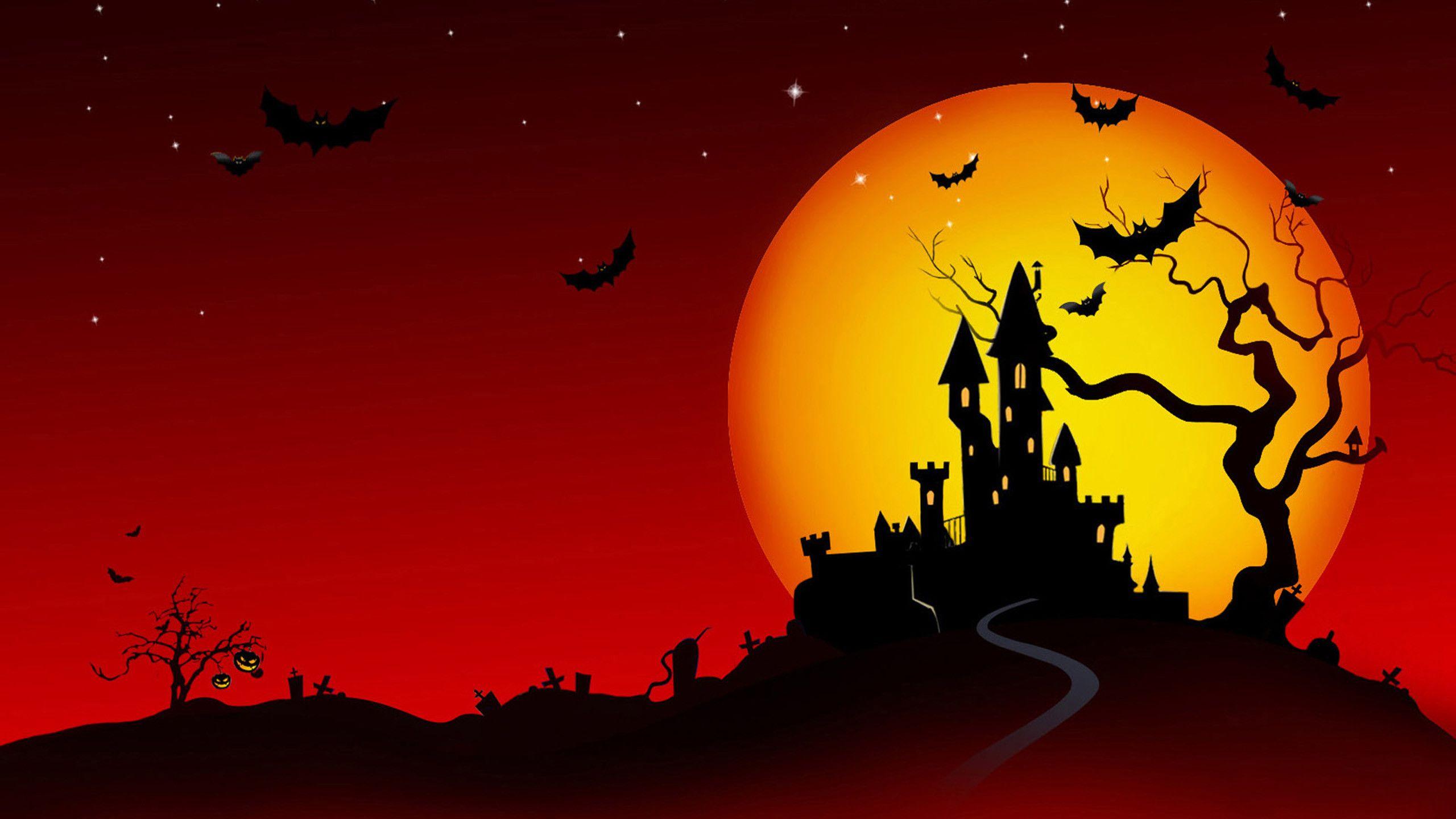 2560x1440 Disney Halloween Wallpaper Background