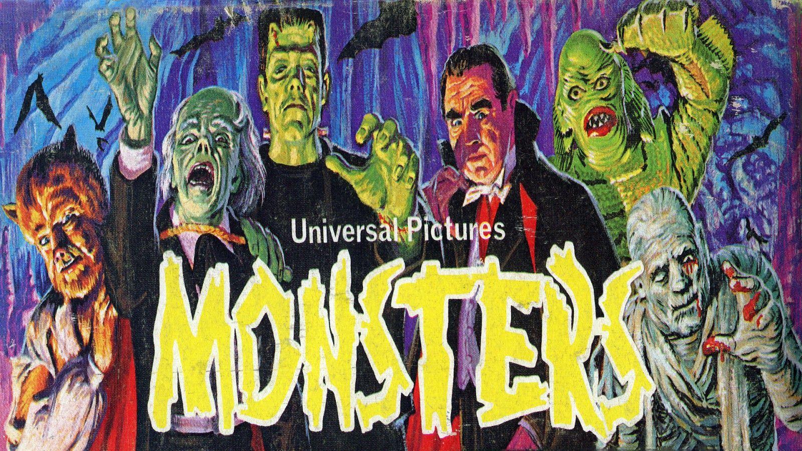 1600x900 Universal Monsters Desktop Wallpaper
