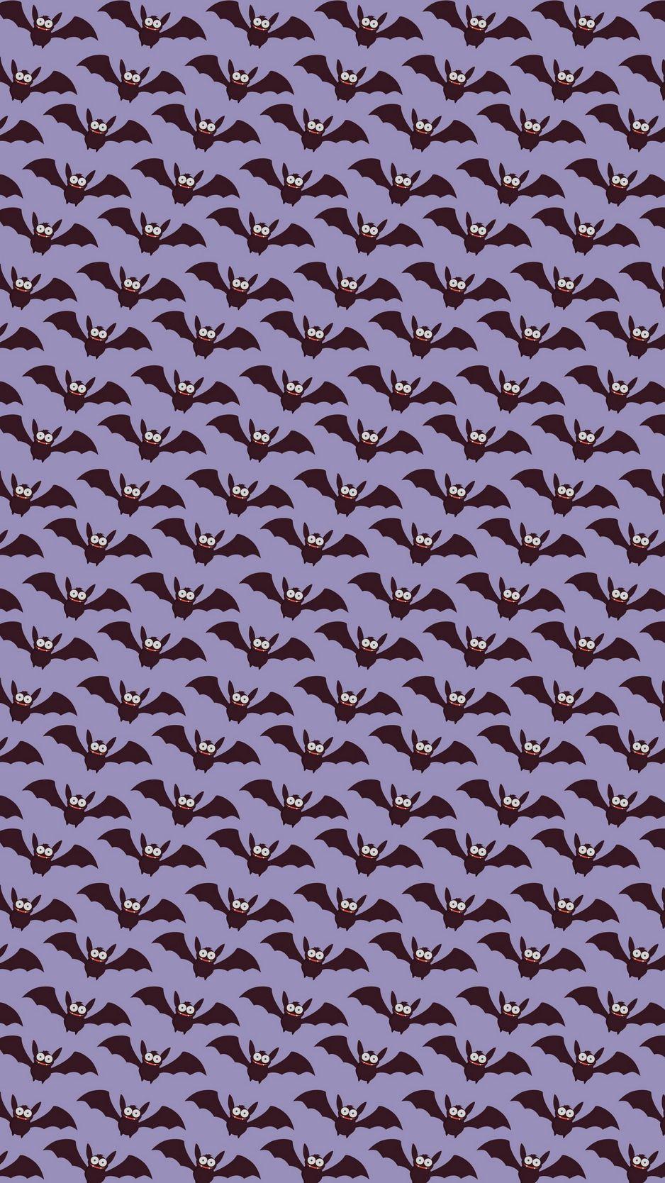 938x1668 Download wallpaper 938x1668 bats, halloween, texture iphone