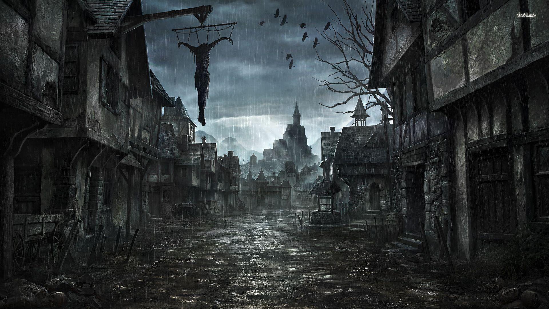 1920x1080 Creepy Halloween Wallpaper