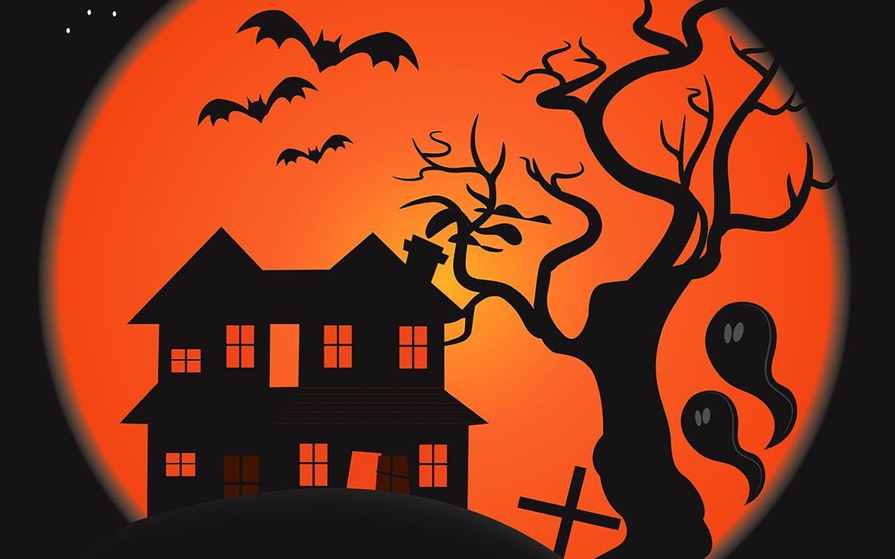 1280x800 Free Halloween Background