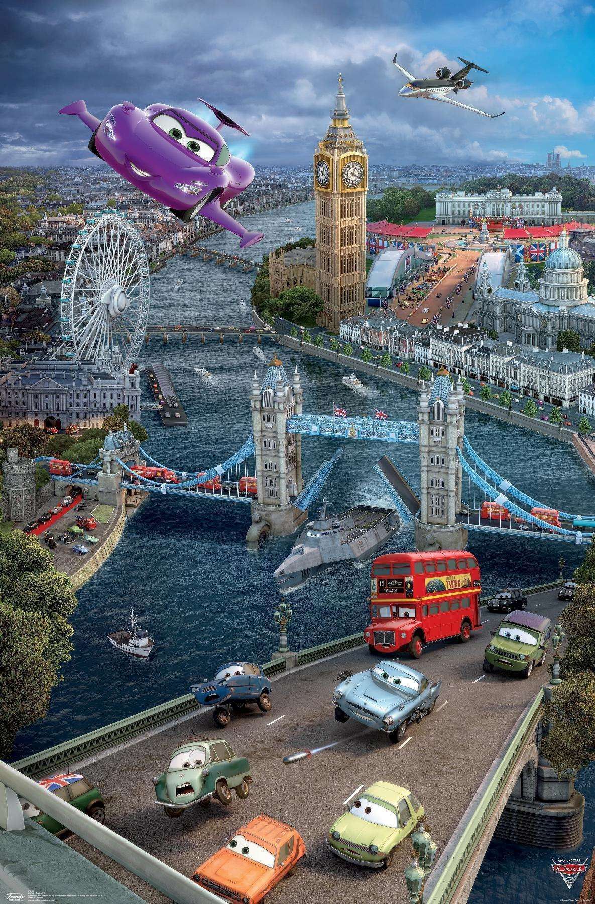 1185x1800 Disney Pixar Cars 2 2 Wall