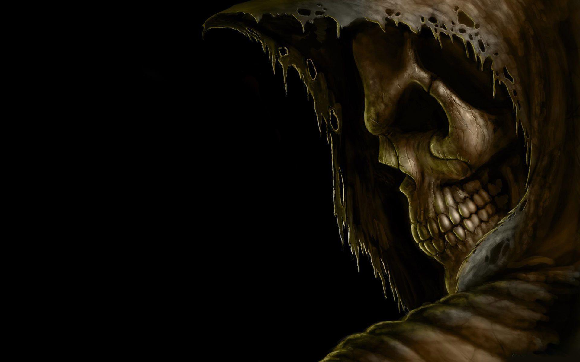 1920x1200 Scary Skeleton Wallpaper