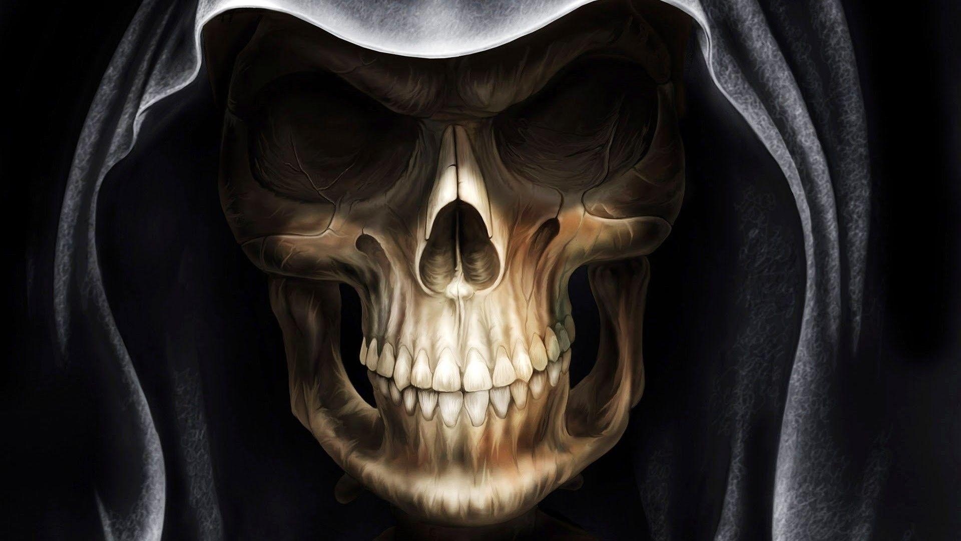 1920x1080 Scary Skeleton Wallpaper