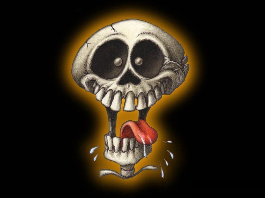 1024x768 Halloween Skeleton Wallpaper