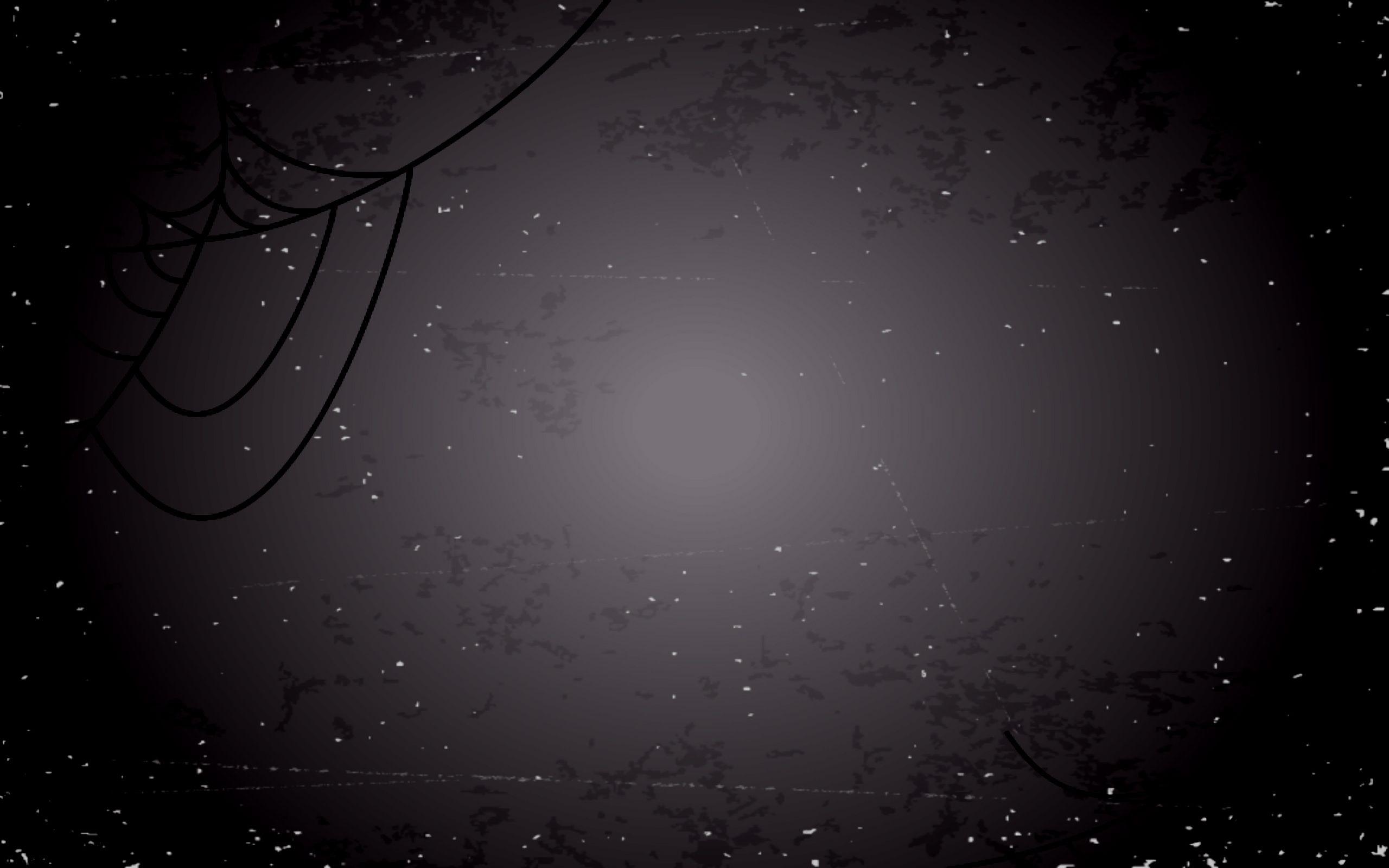 2560x1600 Halloween Background Spider Webs and Scratched Blackboard
