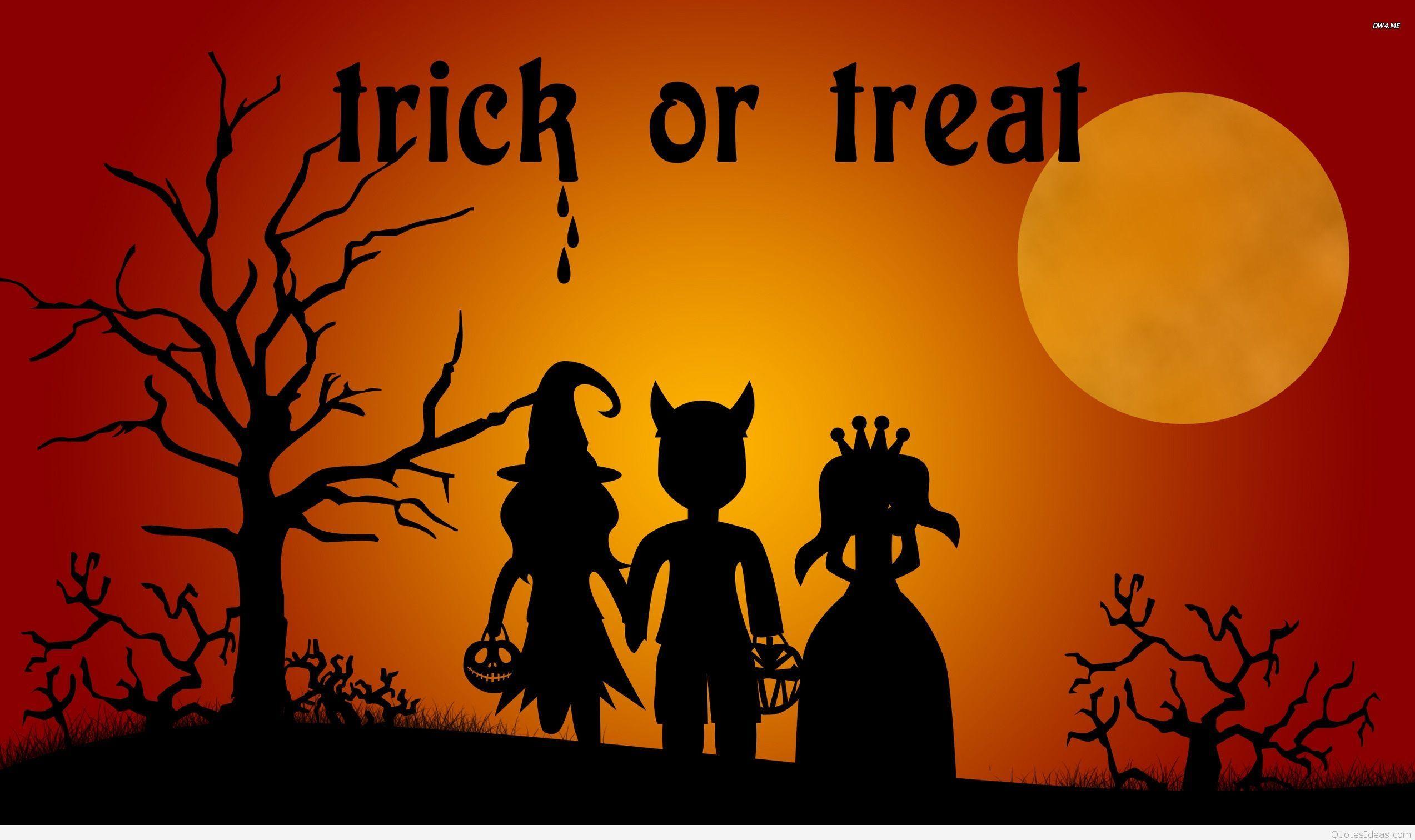 2546x1512 quotes trick wallpaper halloween