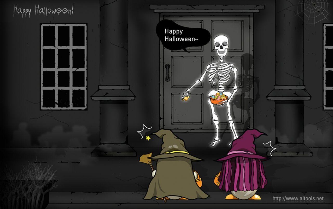 1280x804 Halloween Trick Or Treat Wallpaper. Halloween Trick Or