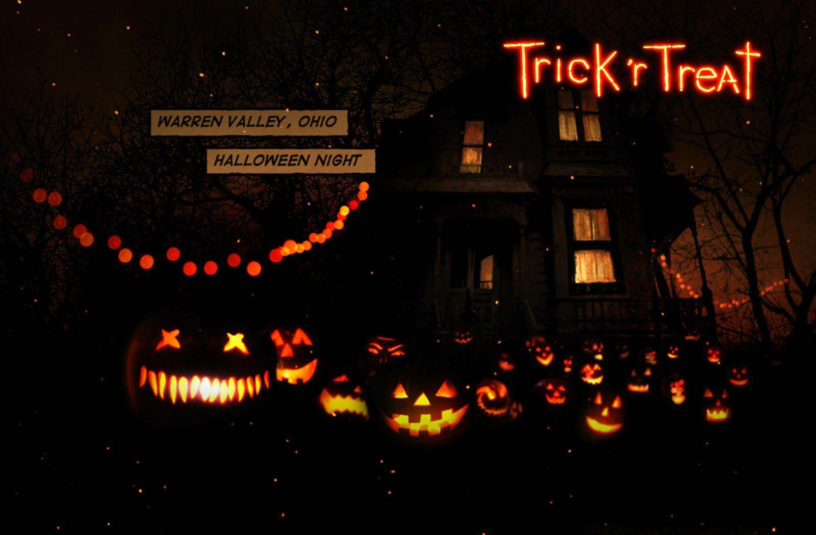 1600x1050 TRICK R TREAT horror thriller dark halloween movie film 36