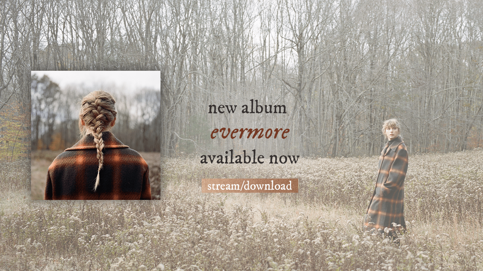 1600x900 Taylor Swift Evermore Wallpaper