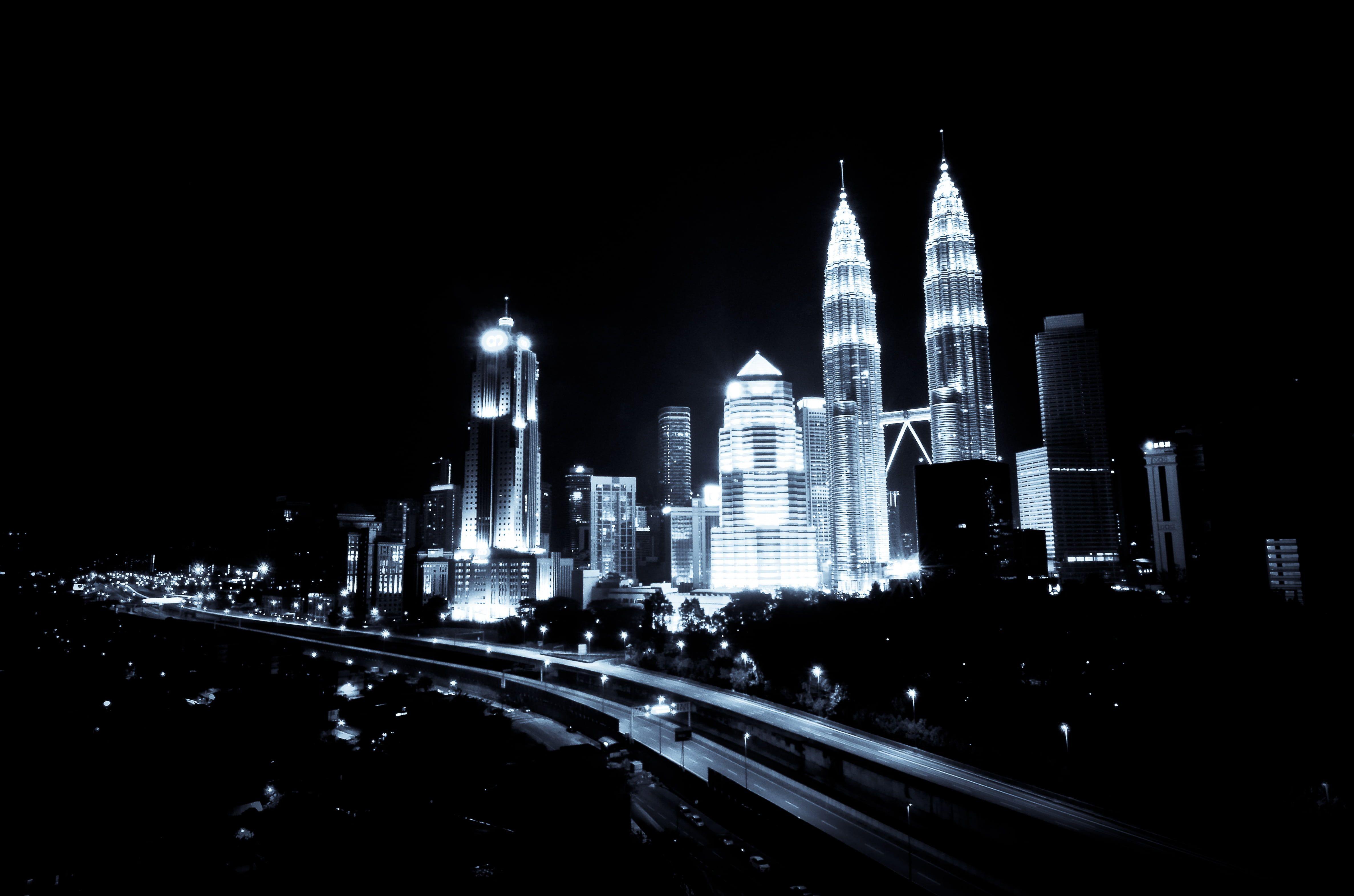 4749x3146 Landscape photography of Singapore skyline during nighttime HD