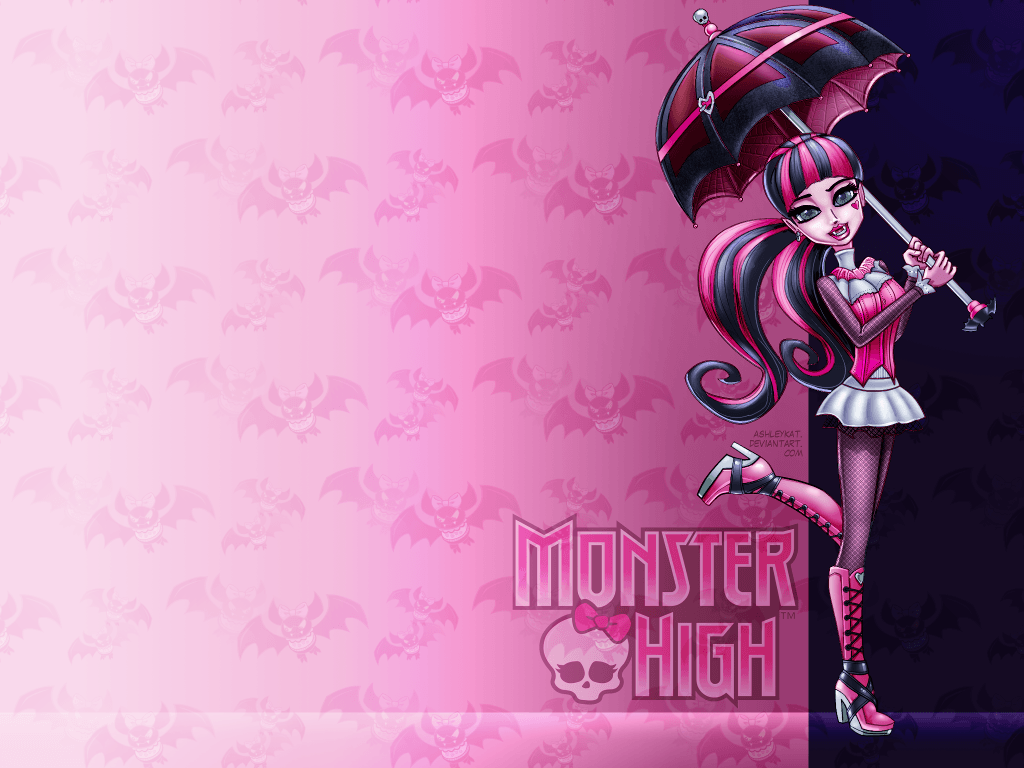 1024x768 Valentine Monster High Wallpaper