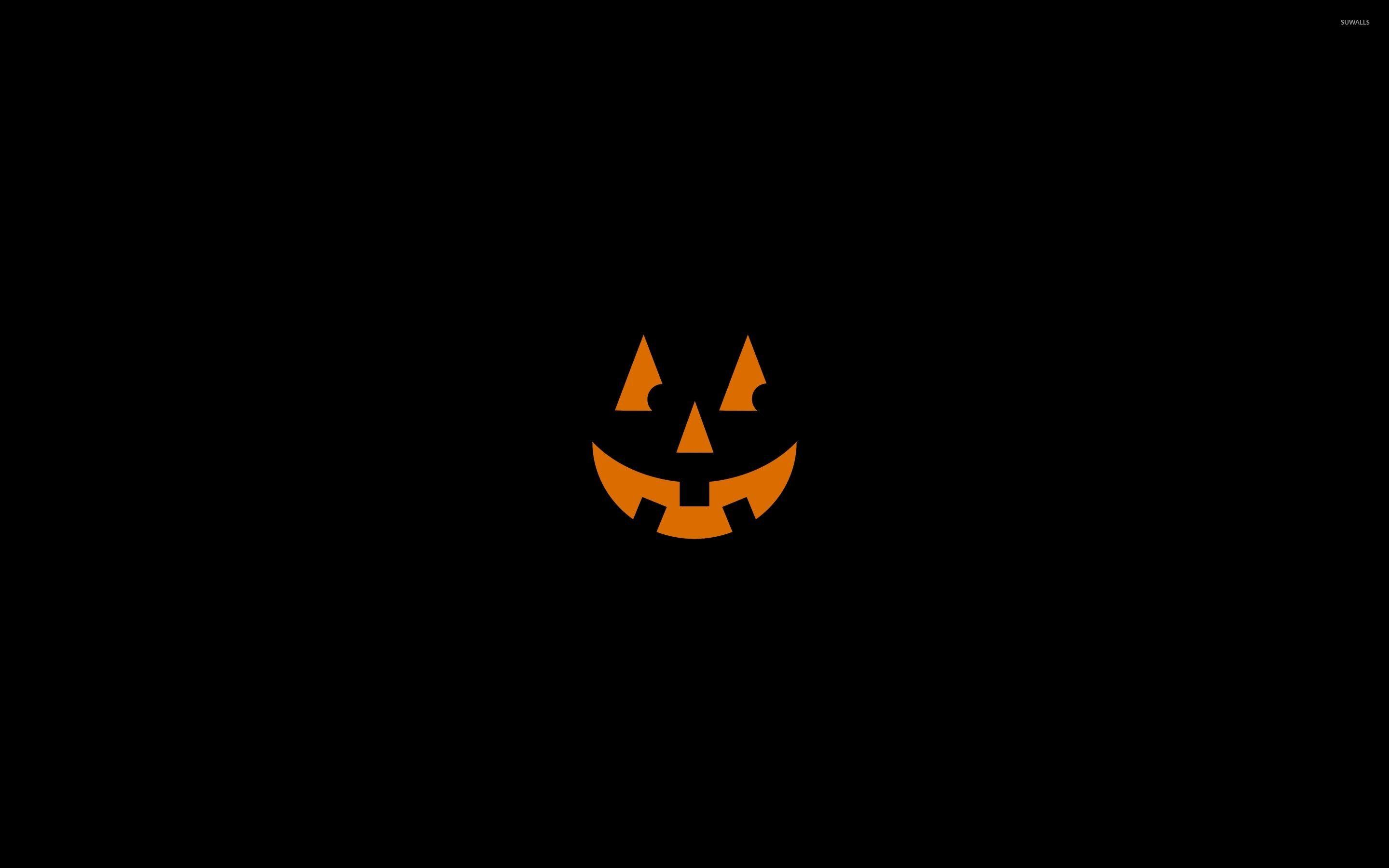 2880x1800 Happy Halloween pumpkin face wallpaper wallpaper