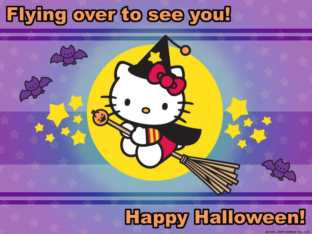 Happy Halloween Hello Kitty  and for Facebook Tumblr Pinterest and  Twitter happy halloween cartoon HD phone wallpaper  Pxfuel