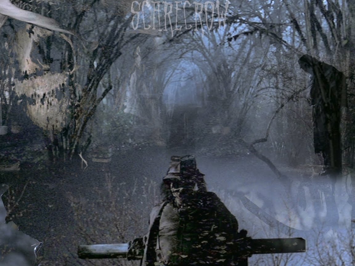 1152x864 Scarecrow Halloween Wallpaper