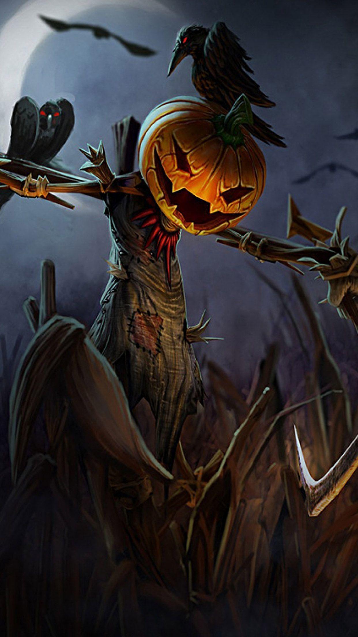 Halloween Scarecrow Wallpapers Top Free Halloween Scarecrow Backgrounds Wallpaperaccess 