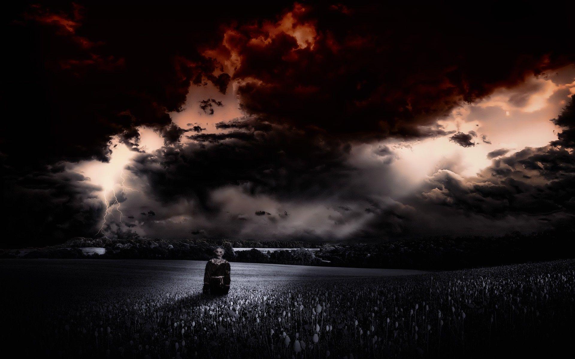 1920x1200 Scary, Halloween, Spooky, Fields, Nature, Horror, Gothic