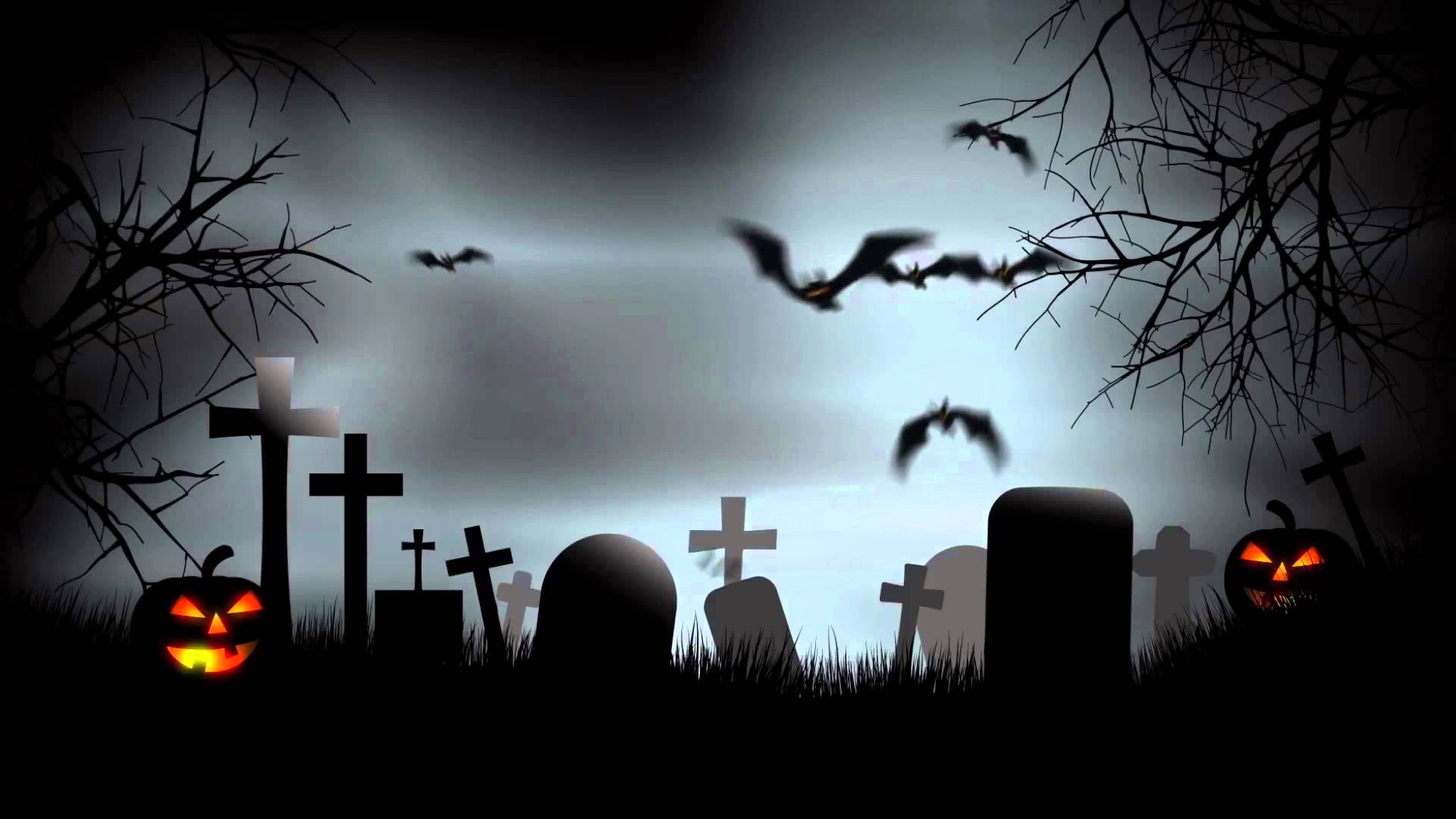 Scary Graveyard Background