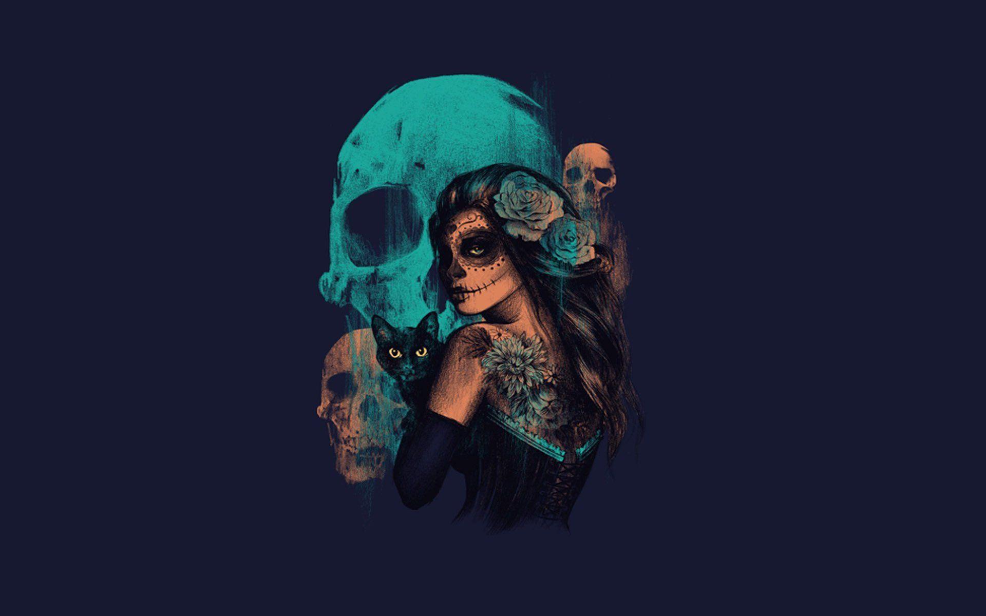 1920x1200 Day of the Dead Wallpaper