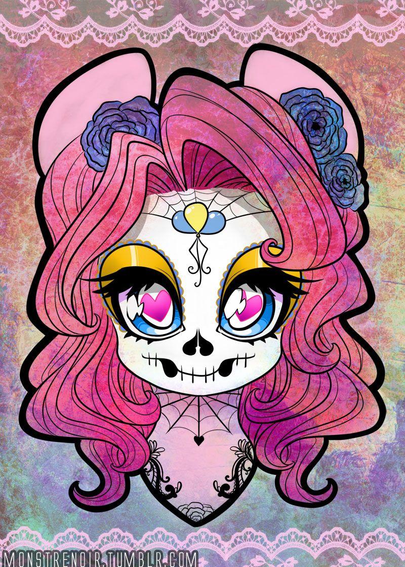 800x1120 Colorful Sugar Skull Wallpaper template design