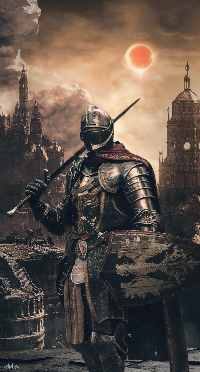 700x1300 Lothric Knight. Dark souls wallpaper