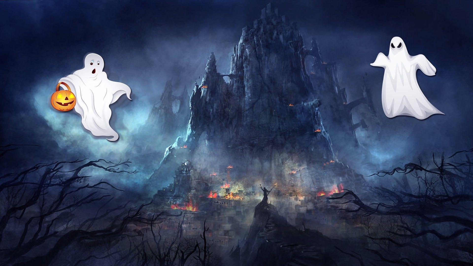 Halloween Ghost Wallpapers - Top Free Halloween Ghost Backgrounds ...