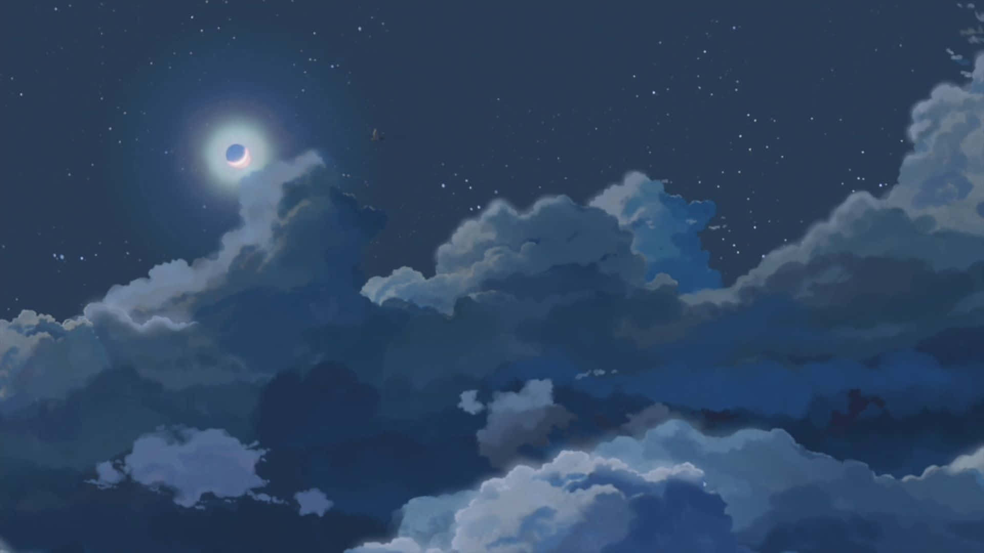 1920x1080 Dark Anime Scenery Wallpaper