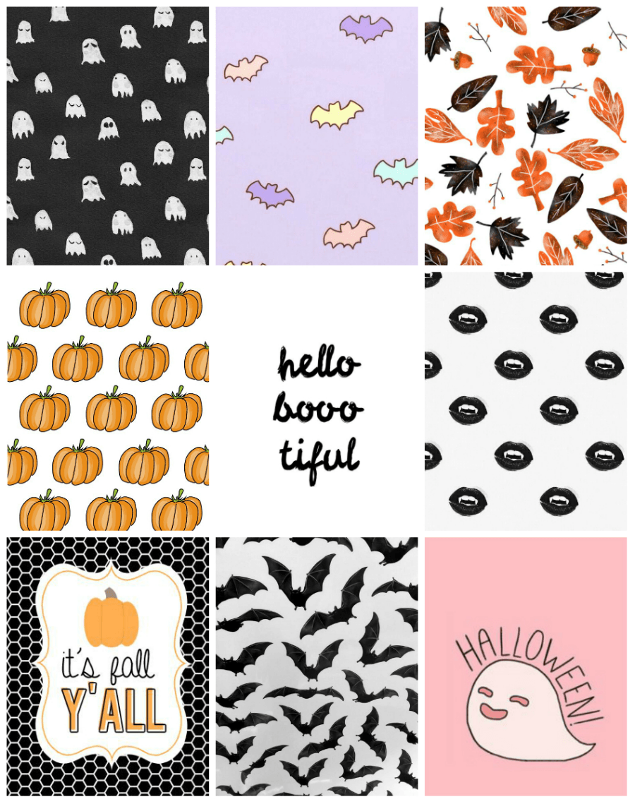 Premium Vector  Cute halloween seamless pattern funny pumpkin spooky ghost  black cat and spider pink colors childish print party decoration decor  textile wrapping paper wallpaper design vector background