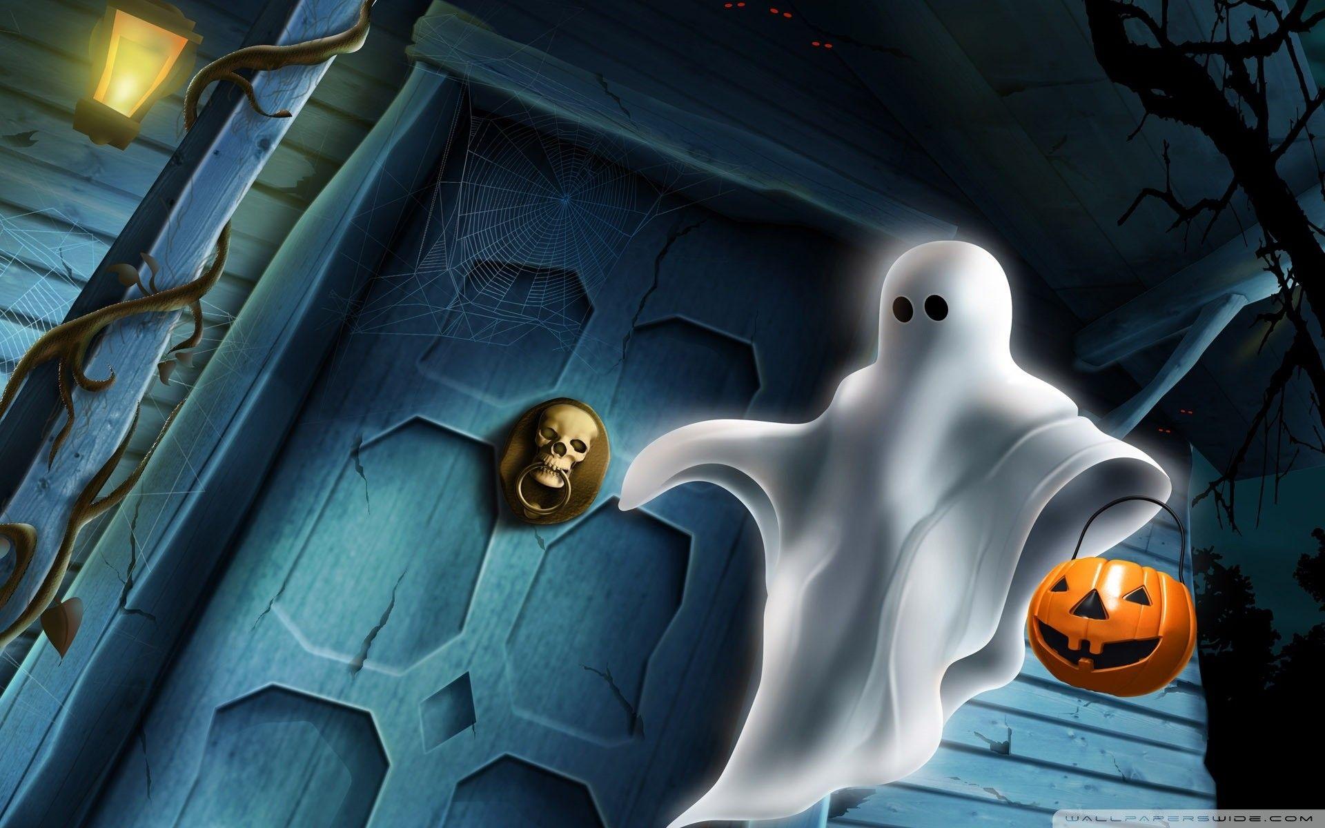 1920x1200 Cute Halloween Ghost 1 Wallpaper 39949874