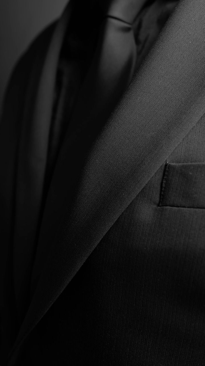 720x1280 Suit Elegant Black