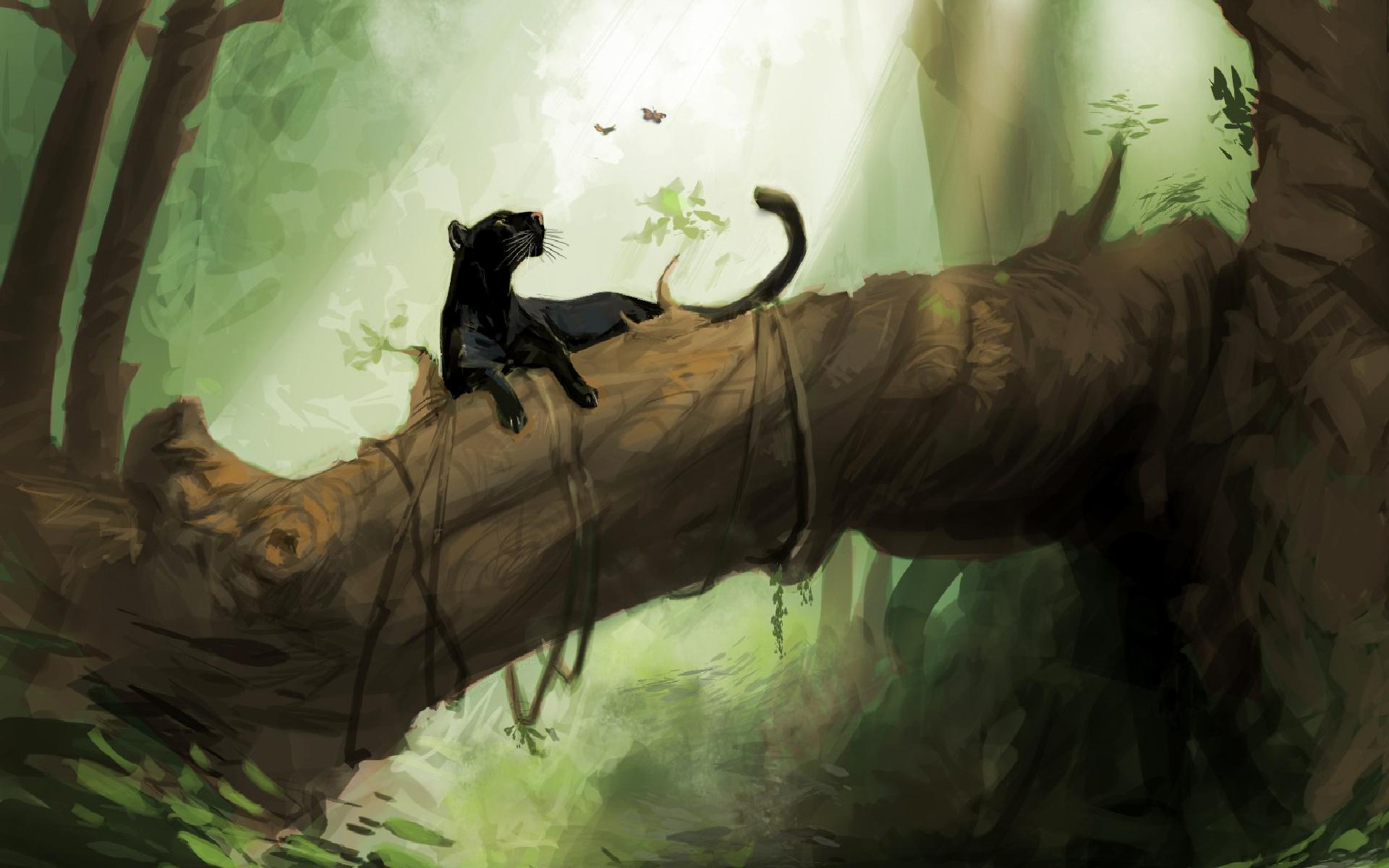 1920x1200 Panther Wallpaper