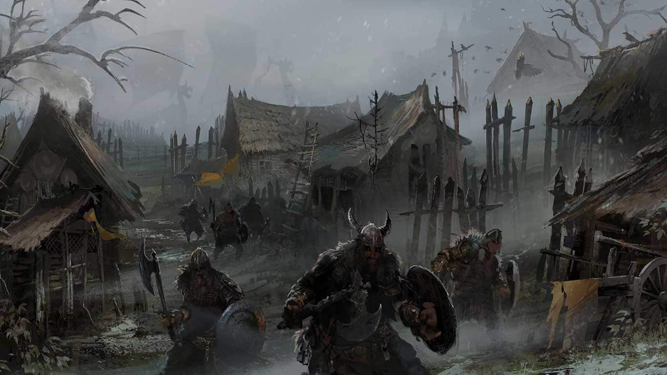 1366x768 For Honor: The Vikings & Gameplay. Ubisoft (CA)