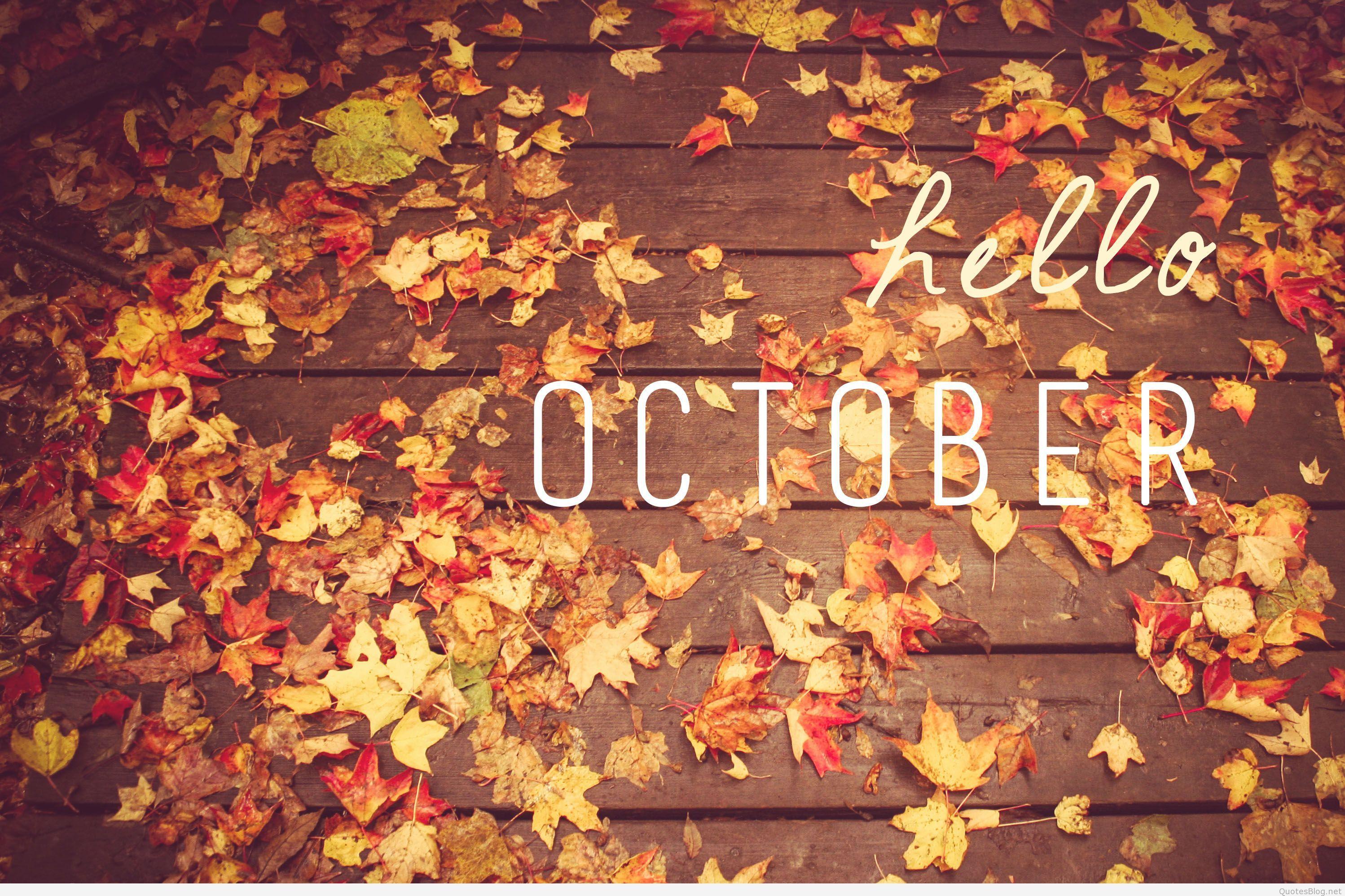 Hello October Wallpapers - Top Free Hello October Backgrounds