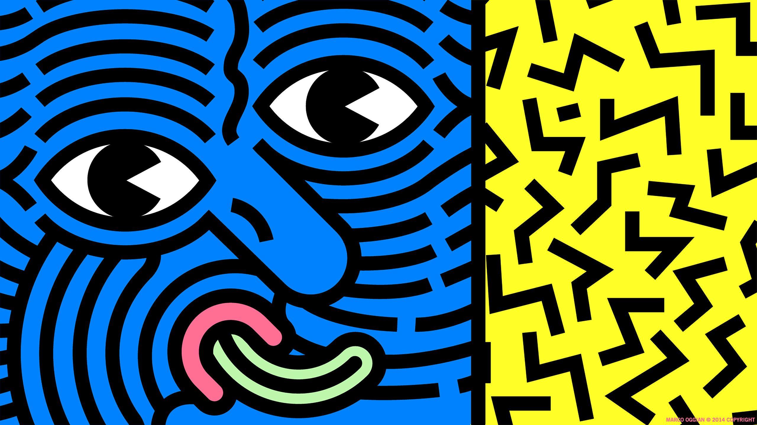 Keith Haring Fabric Wallpaper and Home Decor  Spoonflower