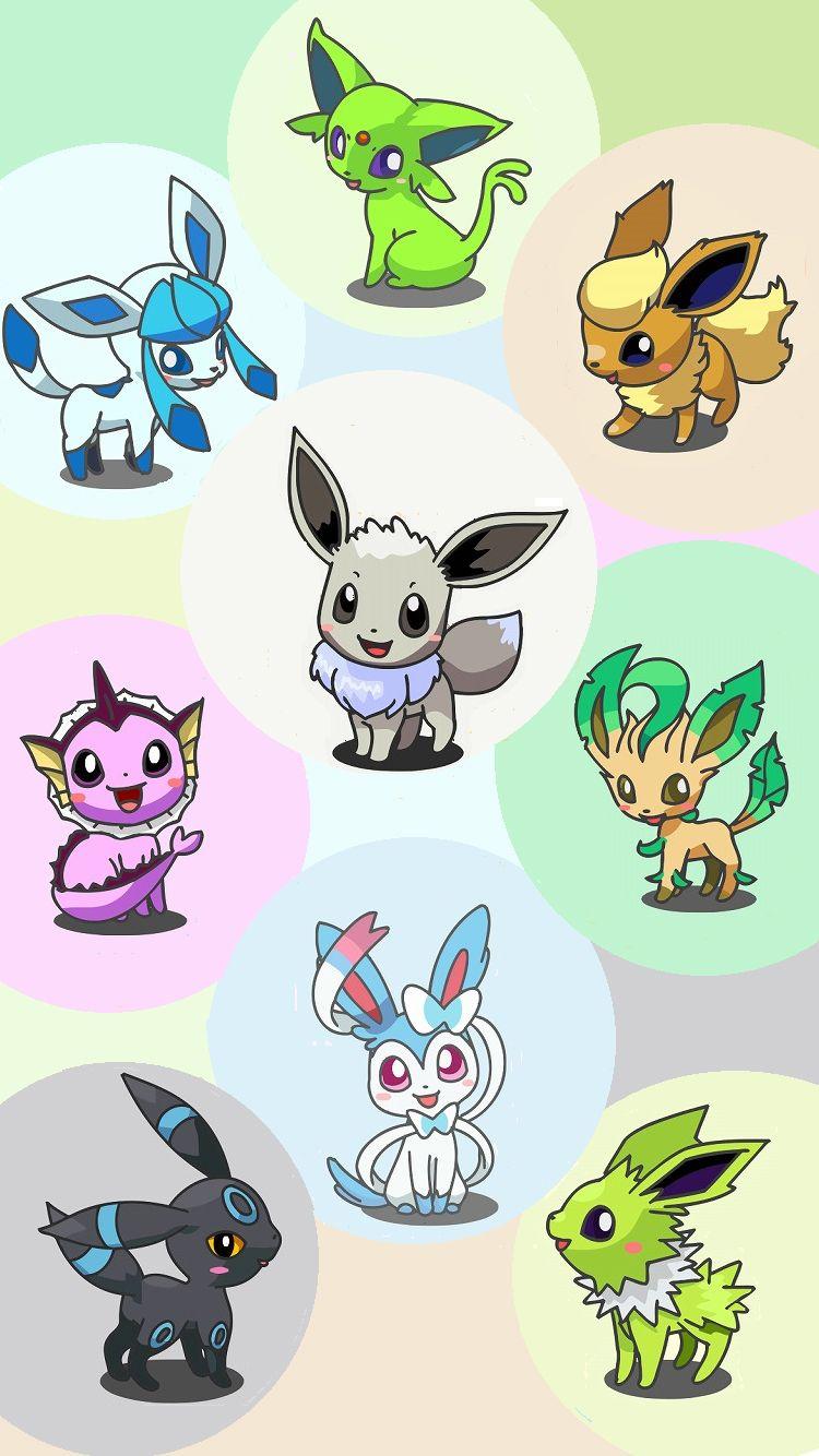 Download Cute Pokemon Starters Chibi Art Wallpaper  Wallpaperscom
