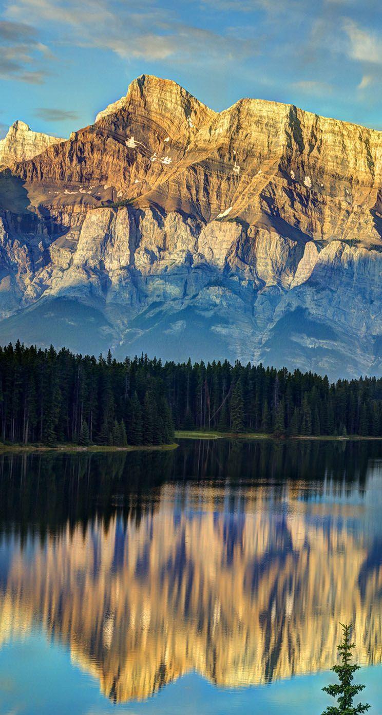 744x1392 Hình nền iPhone Vườn quốc gia Banff Canada